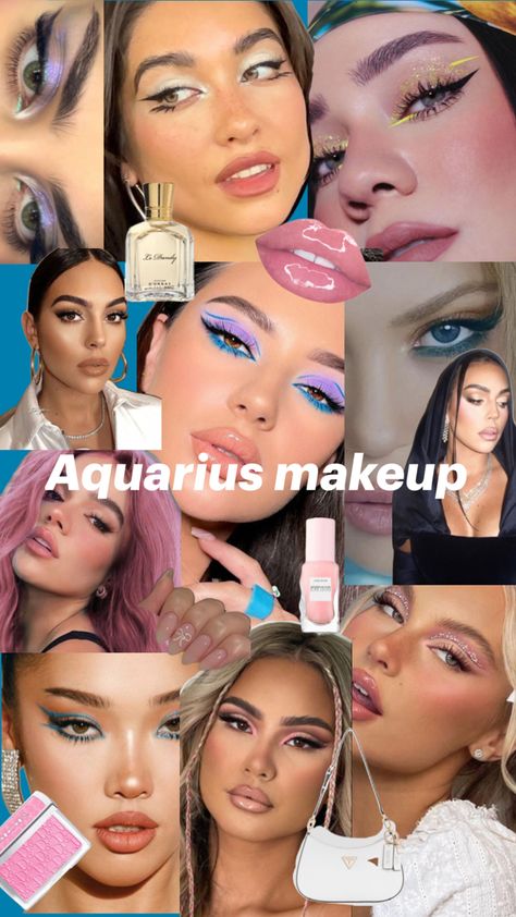 Aquarius Makeup, Makeup Charts, Facial Tips, Aquarius Rising, Makeup Obsession, Makeup Inspo, Makeup Routine, Maquillaje De Ojos, Fashion Makeup