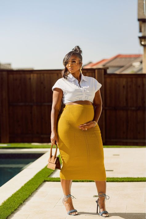 Bryn Crop Top
                    … curated on LTK Baddie Pregnancy Outfits, Pregnancy Fashion, Pregnancy Outfits, Maternity Fashion, Summer Looks, Baby Love, Crop Top, Crop Tops, My Style