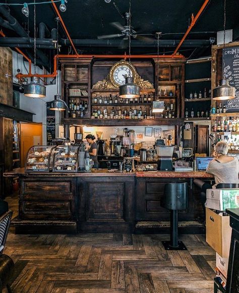 It's a Man's World Melbourne Cafe, Coffee Shop Aesthetic, Coffee Shops Interior, Book Cafe, Best Office, Interior Design Photos, Cozy Cafe, Coffee Shop Design, Coffee Shop Decor