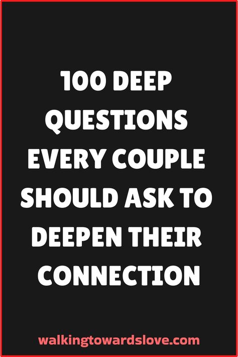 In every relationship, the depth of connection defines the strength and resilience of the bond. Whether you’re just beginning to explore the depths of your partnership or seeking to rekindle intimacy in a long-standing relationship, deep, thoughtful questions can be the keys to unlocking new layers of understanding and empathy. This article provides a comprehensive Deep Thought Questions, Deep Relationship Questions, Rekindle Relationship, Thoughtful Questions, Personal Values, Physical Intimacy, Deep Questions, Relationship Questions, Relationship Building