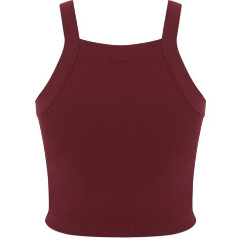 Miss Selfridge Burgundy Wide Strap 90s Crop ($5) ❤ liked on Polyvore featuring tops, burgundy, burgundy top, strappy crop top, miss selfridge, red top and strappy top Burgundy Crop Top, Strappy Crop Top, Red Crop Top, Burgundy Top, Strappy Top, Red Top, Wide Straps, Miss Selfridge, Basic Tank Top