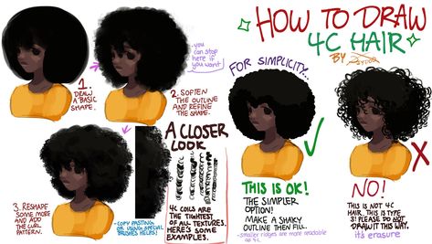 4c Afro Hair, 4c Afro, Hair Step By Step, Art Advice, Type 4 Hair, Step By Step Hairstyles, 4c Hair, Afro Hair, 4c Hairstyles