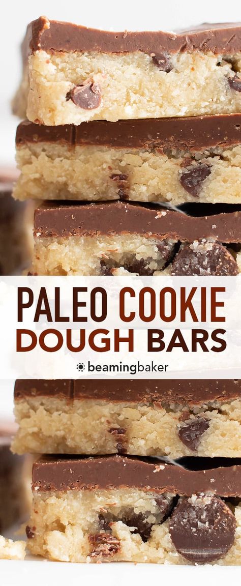 Almond Flour Cookie Dough, Icecream Ideas, Paleo Cookie Dough, Paleo Cookie, Cookie Dough Recipe, Cookie Dough Bars, Almond Flour Cookies, Paleo Cookies, Paleo Recipes Dessert