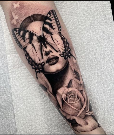 Butterfly On Face Tattoo, Butterfly And Face Tattoo, Butterfly Over Eyes Tattoo, Face Butterfly Tattoo, Butterfly Woman Tattoo, Butterfly Eye Tattoo, Butterfly Face Tattoo, Tattoo Brazo Mujer, Tattoo Fixes