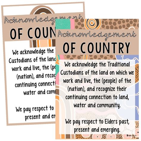 Acknowledgement of Country Juguli | Top Teacher Acknowledgement Of Country, Remembrance Day Posters, Early Childhood Education Curriculum, Qr Code Activities, Online Teaching Resources, Aboriginal Education, Eyfs Classroom, Class Jobs, Teacher Freebies