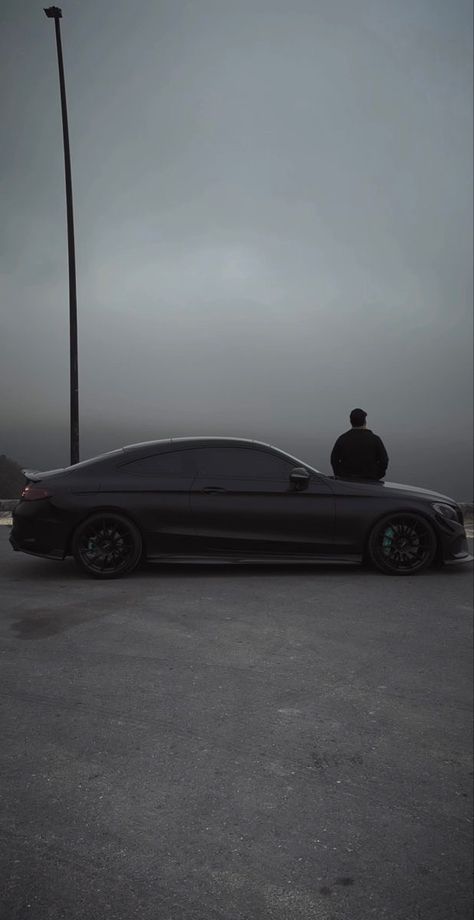 Black Benz Wallpaper, Men Cars Photography, Mercedes Benz Sports Car, Black Mercedes Benz, Serie Bmw, So Relatable, Car Poses, Mens Photoshoot Poses, Mercedes Benz Cars