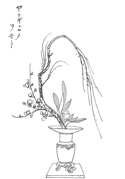 Japanese Vase Drawing, Ikebana Drawing, Flower Vase Drawing, Japanese Flower Arrangement, Plant Insects, Free Online Library, Floral Art Design, Ikebana Arrangements, Ikebana Flower Arrangement