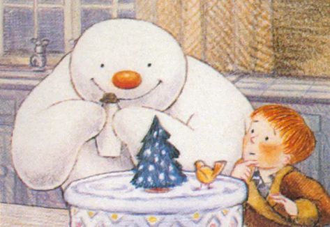 Property Pictures, Snowman And The Snowdog, Raymond Briggs, Wordless Picture Books, 1980s Childhood, Snow Men, Christmas Reading, Christmas Films, The Nativity Story