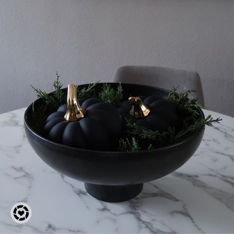 Pedastal Bowl Centerpiece, Black Pedestal Bowl, Wooden Bowls Centerpiece, Apartment Planning, Cedar Wreath, Moss Plant, Spring Centerpiece, Halloween Centerpiece, Marble Bowl