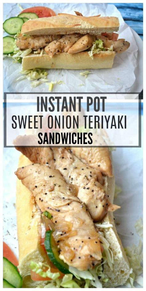 Subway Sweet Onion Chicken Teriyaki, Sweet Onion Teriyaki Chicken, Sweet Onion Teriyaki Sauce Subway, Sweet Onion Chicken Teriyaki Recipe, Chicken Sub Sandwich Recipes, Subway Teriyaki Chicken, Crockpot Chicken Sandwich Recipes, Chicken Teriyaki Subway, Chicken Teriyaki Sandwich