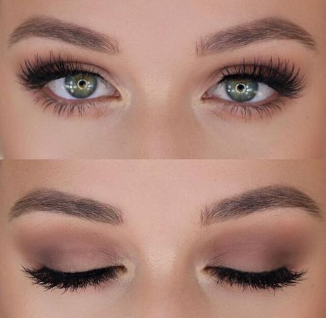 Soft makeup for green eyes Bird Makeup, Soft Make-up, 13 Makeup, Cool Makeup, Wedding Hairstyles And Makeup, Apply Mascara, 20 Makeup, Mascara Makeup, Beauty Make-up