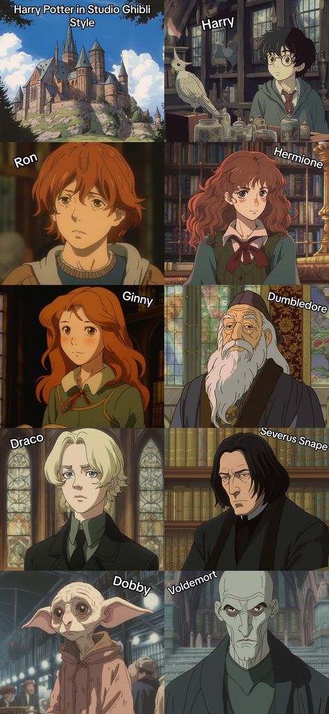 Harry Potter X Snape Fanart, Harry Potter Redesign, Chibi Harry Potter Characters, Ghibli Harry Potter, Hp Oc Character, Book Harry Potter Fanart, Harry Potter Book Characters, Female Harry Potter Fan Art, Harry X Snape Fanart