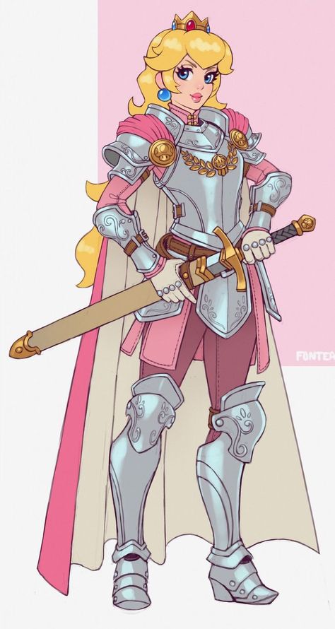 Armor Drawing, Mario Fan Art, Mushroom Kingdom, Super Mario Art, Nintendo Art, Mario Art, The Mushroom, Fantasy Rpg, Art Anime