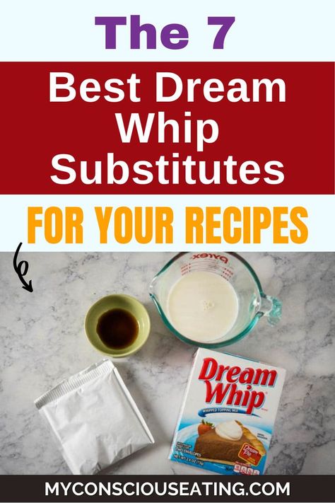 The 7 Best Dream Whip Substitutes For Your Recipes Dream Whip Recipes, Whipped Topping Recipe, Whip Recipes, Homemade Cool Whip, Conscious Eating, Pudding Frosting, Homemade Ingredients, Dream Whip, How To Make Orange