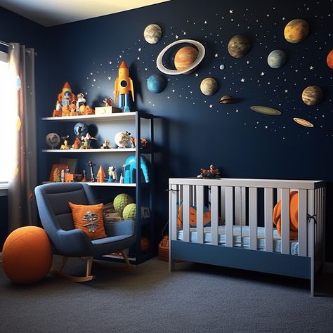 55 Baby Boy Nursery Ideas You'll Love  - In The Playroom Boy Nursery Inspiration, Creative Ideas For Kids, Baby Boy Nursery Ideas, Boy Nursery Ideas, Nursery Inspiration Boy, Boys Bedroom Themes, Children's Bedroom Ideas, Flexible Furniture, Baby Boy Nursery Themes