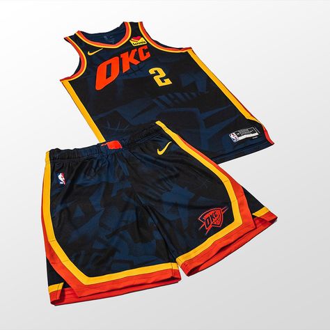 All For OKC ⚡ 2023-24 Thunder City Edition collection is here 🔥 | Instagram Cool Basketball Jerseys, Best Nba Jerseys, Thunder City, Basketball Jersey Design, Jersey Basket, Basketball Logo Design, Basketball Jersey Outfit, Basketball Kit, Jersey Ideas