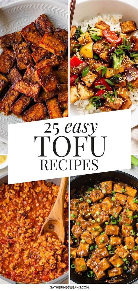 easy tofu recipes Tofu Recipes For Beginners, Easy Tofu Recipes, Best Tofu Recipes, Tofu Nuggets, Tofu Recipes Healthy, Tofu Recipes Easy, Tofu Recipes Vegan, High Protein Vegetarian Recipes, Tofu Dishes