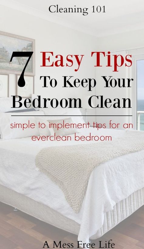 Keep Room Clean, A Clean Bedroom, How To Keep Your Room Clean, Cleaning Hacks Bedroom, Easy House Cleaning, Bedroom Hacks, Room Hacks, Clean Bedroom, Cleaning Motivation