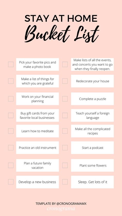 Stay At Home Bucket List, Bucket List At Home, Finding New Hobbies, No Spend Weekend, Make A Photo Book, Bucket List Journal, Happiness Challenge, No Spend, Things To Do At Home