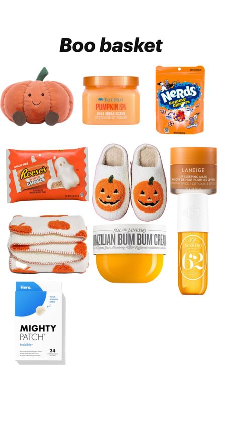 things to get for boo basket Boo Baskets, Boo Basket, Lip Sleeping Mask, Pumpkin Spice Latte, Sugar Scrub, Pumpkin Spice, Baskets, Quick Saves