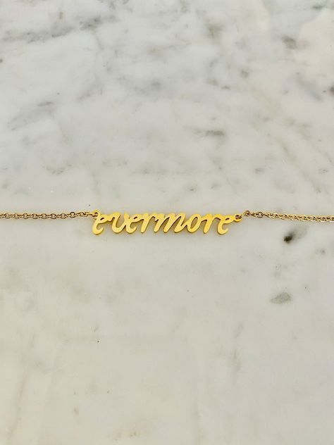 1989 Necklace Taylor Swift, Evermore Jewelry, Evermore Accessories, Evermore Necklace, Taylor Swift Jewelry Merch, Evermore Merch, Gold Rush, Taylor Swift Concert, Name Necklace