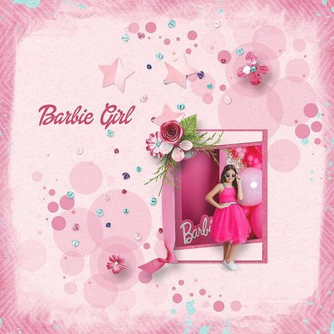 Barbie Girl - Project Idea - Scrapbook.com Birthday Scrapbook, Barbie Birthday, 7th Birthday, Barbie Girl, Greatest Hits, Scrapbook Ideas, Digital Scrapbook, Digital Scrapbooking, Bundles