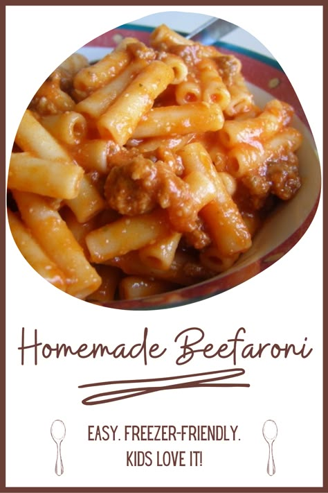 Easy Beefaroni Recipe, Homemade Beefaroni Recipe, Homemade Beefaroni, Beefaroni Recipe, Beef And Pasta, Chef Boyardee, Stolen Moments, Beef Casserole Recipes, Pasta Dinners