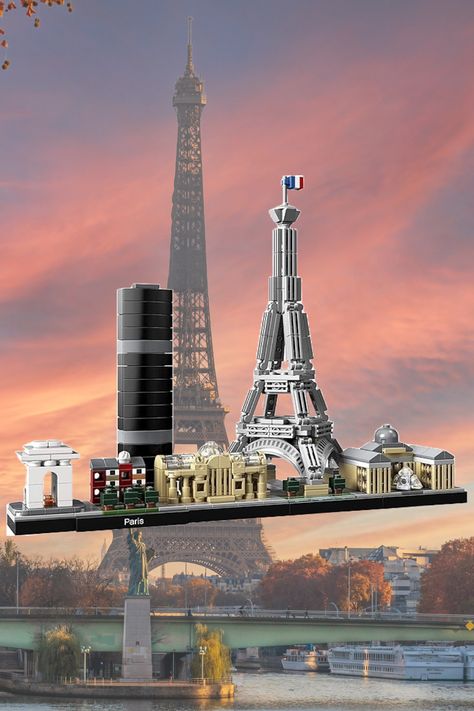 Tower Models, Model Building Kits, Lego Architecture, Lego Builds, Buy Lego, The Louvre, Paris City, City Architecture, Model Building