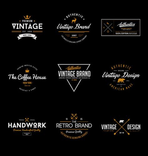 Vintage Branding Design, Vintage Logos, Type Logo, Design Dragon, Retro Logo Design, Restaurant Logo, Inspiration Logo Design, Luxury Logo Design, Shirt Logo Design