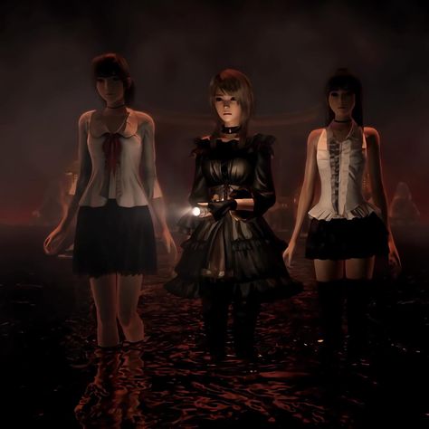 Miu Hinasaki, Miku Hinasaki, Yuri Kozukata, Horror Girl, Project Zero, Fatal Frame, Smokey Eye Makeup, Horror Game, Smokey Eye