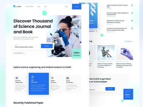 Scientific Website Design, Science Website Design, Science Web, Consulting Website, Scientific Investigation, Scientific Articles, Modern Website Design, Engineering Science, Book Log