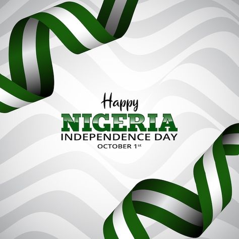 Nigeria independence day background with... | Premium Vector #Freepik #vector #traditional #festival #festival-banner #traditional-background Nigerian Independence Day Flyer Design, Nigeria Flag Background, Nigerian Independence Day Design, Nigeria Independence Day Flyer Design, Nigeria Independence Day Design, Nigerian Independence Day, Nigeria Independence Day, Nigerian Independence, Nigeria Independence