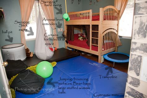 Mosey's Days: Sensory Integration Sensory Bedroom, Sensory Therapy, Sensory Diet, Sensory Rooms, Sensory Friendly, Sensory Integration, Sensory Room, Processing Disorder, Kids Sensory