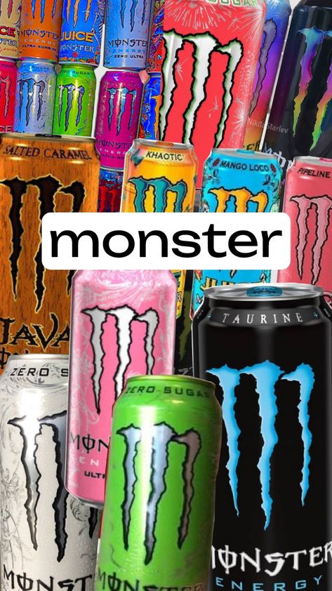 monster Monster Bebida, Zero Calories, Monster Can, Monster Energy, Salted Caramel, Energy Drink Can, Beverage Can, Caramel, Mango