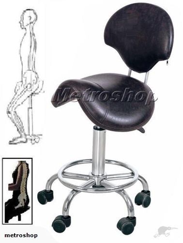 Ergonomic Orthopaedic Posture Saddle Chair: This saddle stool with ... Computer Operator, Lash Room Ideas, Carving Station, Saddle Chair, Ergonomic Kneeling Chair, Kneeling Chair, Esthetics Room, Correct Posture, Wood Folding Chair