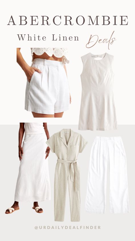 White dresses on sale NOW!🤩 Loving linen clothes for summer☀️ Follow my IG stories for daily deals finds! @urdailydealfinder White Dresses Outfit, White Dress Outfit, Dresses On Sale, Fashion Deals, White Dresses, Ig Stories, White Outfits, Linen Clothes, Linen Women