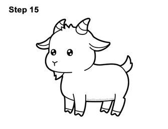 Draw A Goat, Cartoon Goat, Capricorn Art, Cartoon Video, Cute Goats, New Drawing, Cartoon Cartoon, Pottery Painting Designs, A Goat