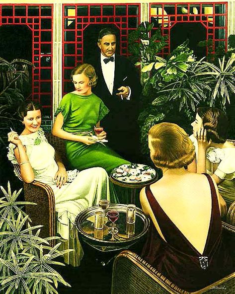 A 99 pieces jigsaw puzzle from Jigidi Vintage Cocktails, Blithe Spirit, Hawaiian Art, Vintage Party, Vintage Cocktail, Vintage Life, Local Art, Vintage Hawaiian, Tuxedos