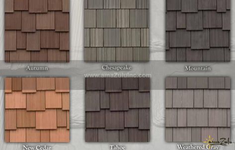 Faux Cedar Shake Tiles from amaZulu, Inc. - amaZulu Cedar Shake Cottage, Shingle Cottage, Shake Roofing, Cedar Shake Shingles, Cedar Shingle Siding, Cedar Shake Siding, Cedar Shake Roof, Shake Shingle, Roofing Shingles