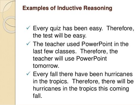 inductive reasoning Inductive Reasoning Examples, Reasoning Activities, Inductive Reasoning, Essay Examples, Neuroscience, Free Resume, Sample Resume, Biology, Philosophy