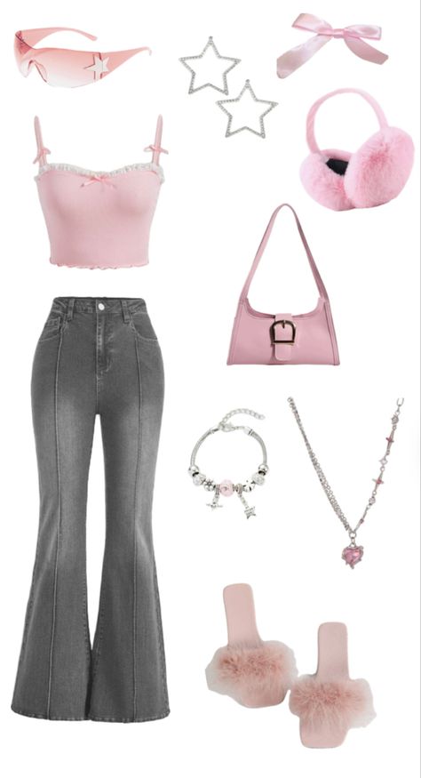 Mean Girls Outfits, Outfits 2000s, 2000s Outfits, Casual Preppy Outfits, 2000s Fashion Outfits, Cute Everyday Outfits, Really Cute Outfits, Clothes And Accessories, Girly Outfits