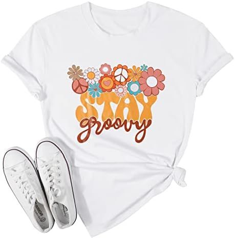 SUPEYA Stay Groovy Shirt for Women Cute Floral Graphic T Shirts Hippie 70s Summer Shirt Casual Short Sleeve Tee Tops https://feelingcutelol.com/2024/04/01/supeya-stay-groovy-shirt-for-women-cute-floral-graphic-t-shirts-hippie-70s-summer-shirt-casual-short-sleeve-tee-tops/ #NFT #womensclothing #womensstyle #dresses #womensclothingstore #clothing 70s Summer, Peace Sign Shirts, 70s Tops, Groovy Shirt, Stay Groovy, Hippie 70s, Hippie T Shirts, Funny Shirts Women, Casual Shirt Women