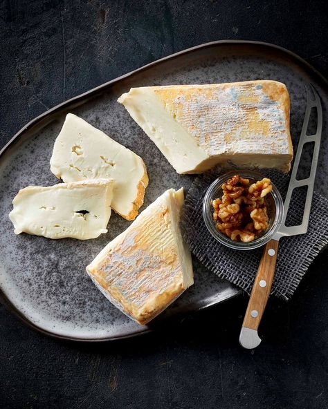 Taleggio | Everything you need to know about Taleggio | Castello | Castello Cheese Knife Guide, Taleggio Cheese, Cheese Store, Cheese Course, Havarti Cheese, Cheese Tasting, Types Of Cheese, Cheese Serving, Brown Butter