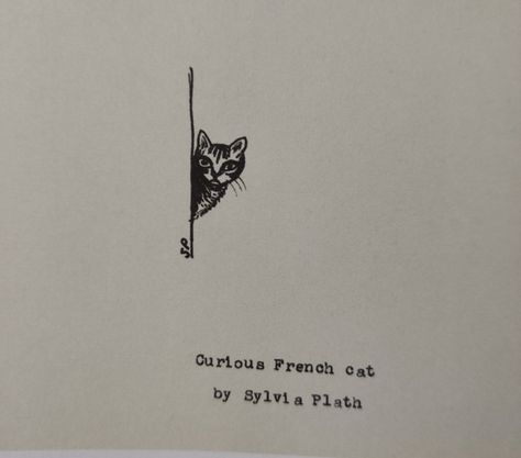 Sylvia Plath Cat, Sylvia Plath Tattoo Ideas, Literature Inspired Tattoos, Classic Literature Tattoos, Fig Tattoo Sylvia Plath, Franz Kafka Tattoo, Poetry Tattoo Ideas, Poem Tattoo Ideas, Sylvia Plath Drawings