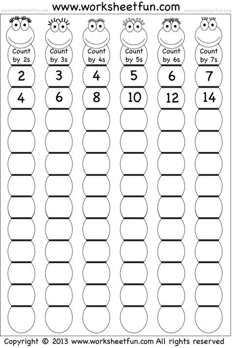 szorzótáblához Skip Counting Worksheets, Counting By 2, Skip Counting By 2, Teaching Multiplication, Skip Counting, Kids Math Worksheets, School Worksheets, Homeschool Math, Free Printable Worksheets