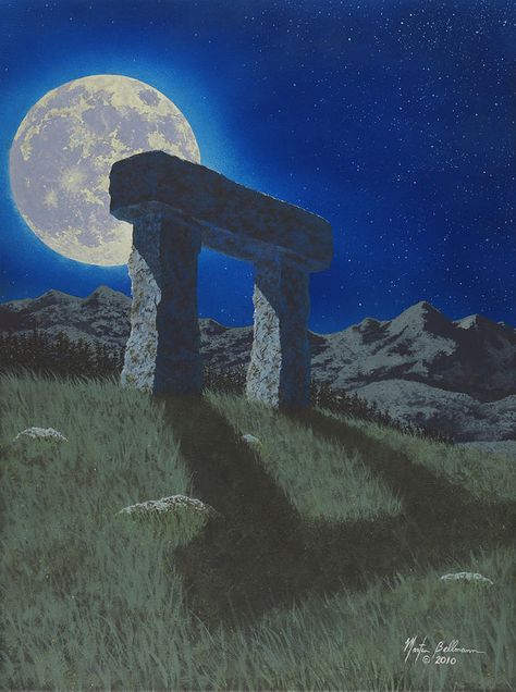 Martin Bellmann —  Moon Gate, 2010 (670x900) Painting Moon, Moon Gate, Music Of The Night, Beauty Night, Dark Cottagecore, Fantasy Paintings, July 6th, Fantasy Artwork, Online Gallery