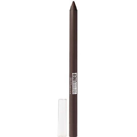 Tatoo Eyeliner, Maybelline Gel Eyeliner, Hour Tattoo, Maybelline Tattoo, Brown Eyeliner, Best Eyeliner, Eyeliner Makeup, No Eyeliner Makeup, Eye Pencil