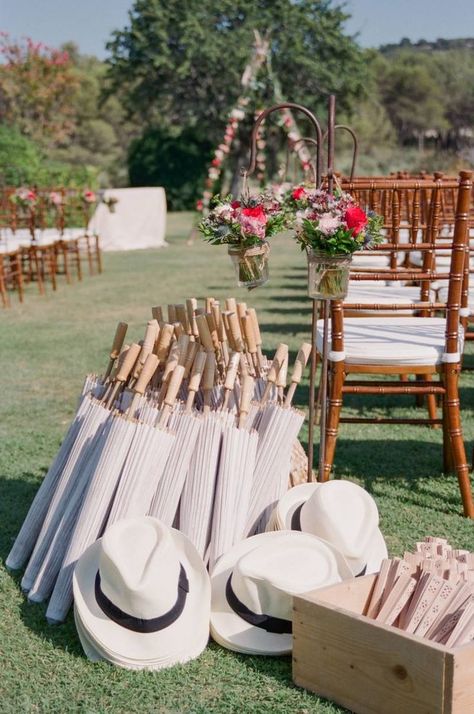 Boho inspired wedding in lavender fields of Provence via Magnolia Rouge Field Wedding, Provence Wedding, Paper Umbrellas, Umbrella Wedding, Outdoor Wedding Inspiration, בר מצווה, Outdoor Wedding Reception, Future Wedding Plans, Wedding Arrangements