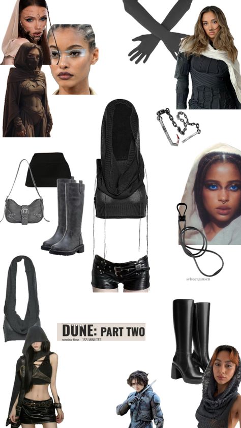 Rave costume inspo halloween, micro leather shorts black, cool girl halloween, halloween costume paul atreides, dune movie 2, rave festival outfit inspo desert dune Cool Girl Halloween, 2 Halloween Costumes, Rave Halloween Costumes, Festival Outfit Inspo, Dune Movie, Rave Costume, Rave Fits, Paul Atreides, Festival Outfits Rave