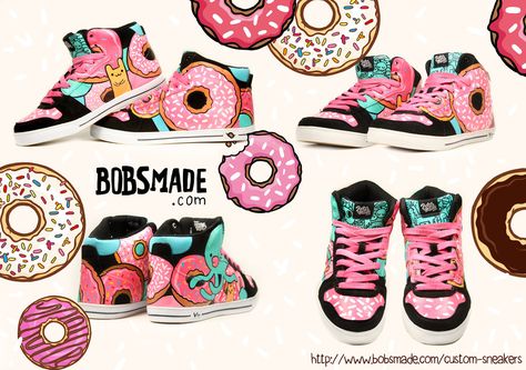 Donut Shoes, Canvas Shoes Diy, Customized Sneakers, Converse Boots, Best Sneaker, Painted Canvas Shoes, Sharpie Crafts, Air Force Shoes, Custom Shoes Diy